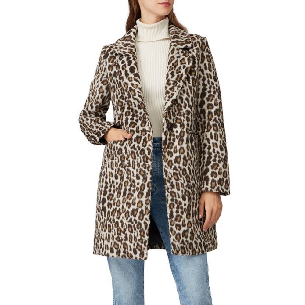 Slate & Willow Leopard Coat